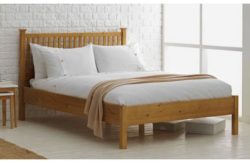 HOME Adalia Small Double Bed Frame - Oak Stain.
